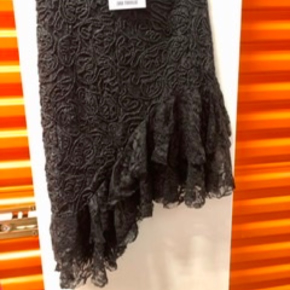 ZARA Cute Festive Lace Midi Skirt, M, NWT - Picture 2 of 9